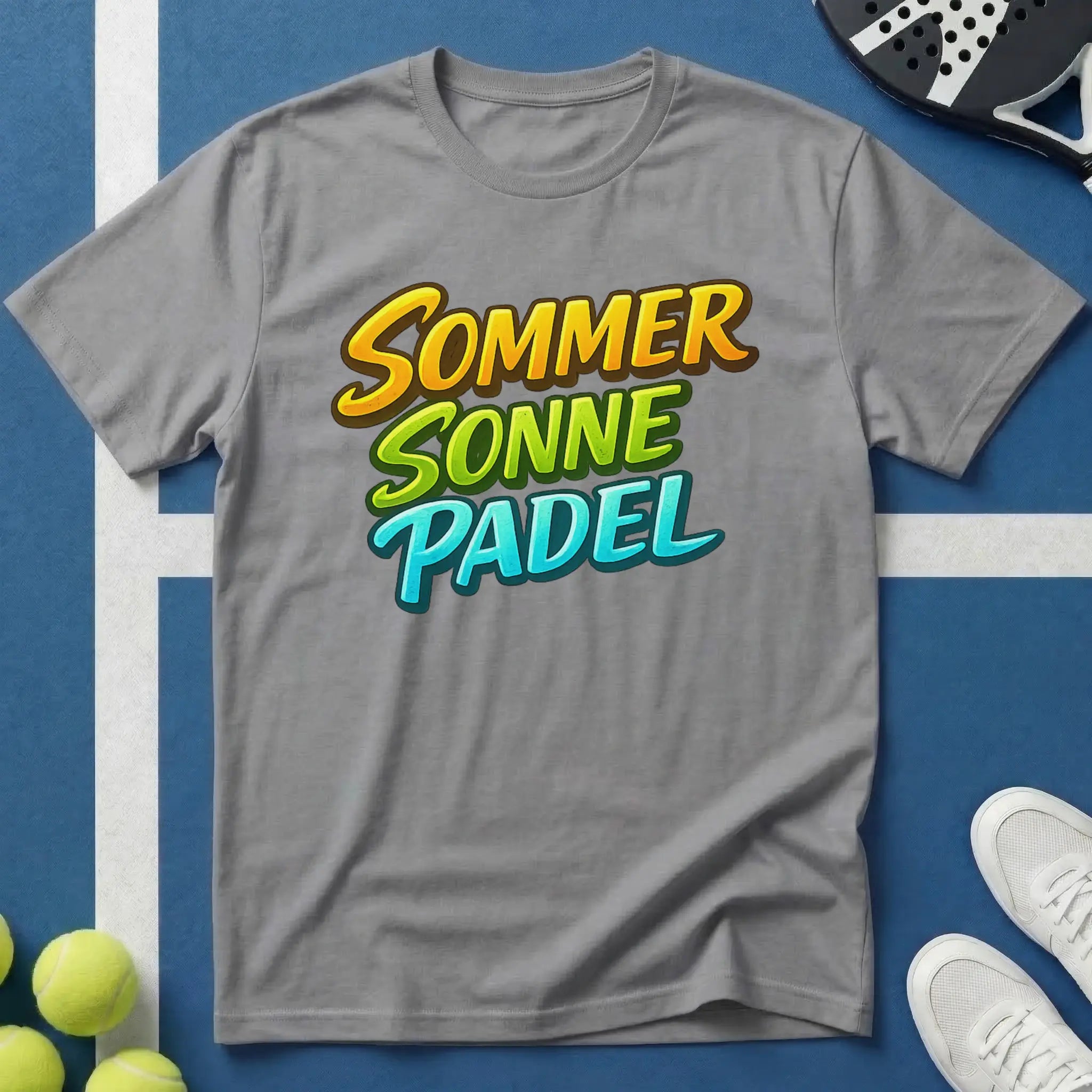Sommer Sonne Padel V2 T-Shirt