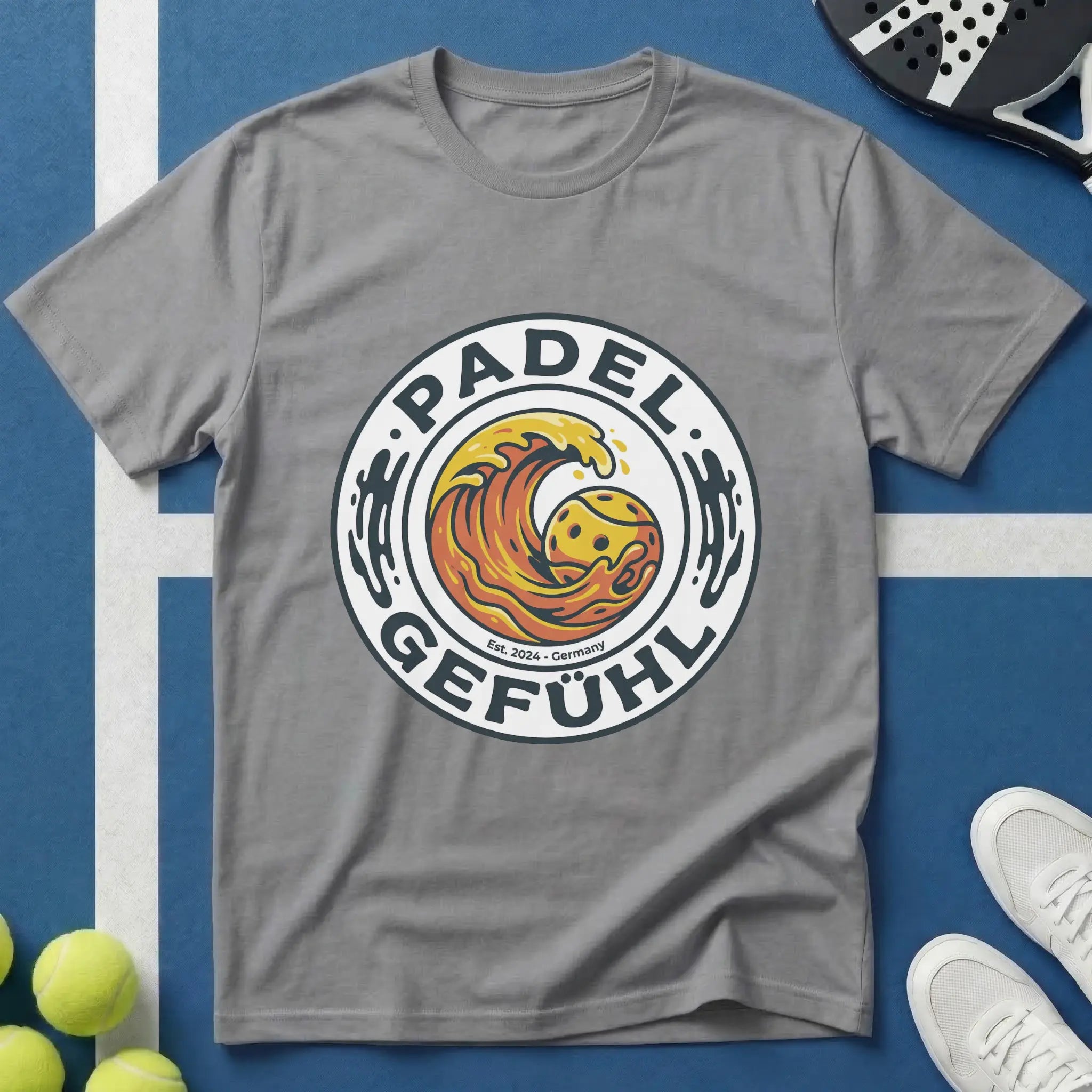 Padel Gefühl Emblem T-Shirt