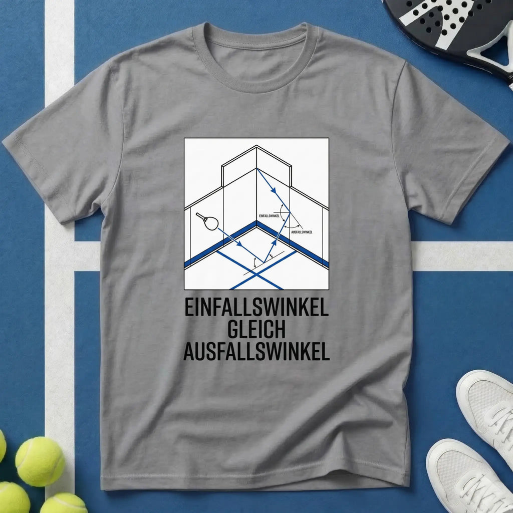 Einfallswinkel Gleich Ausfallswinkel Padel T-Shirt