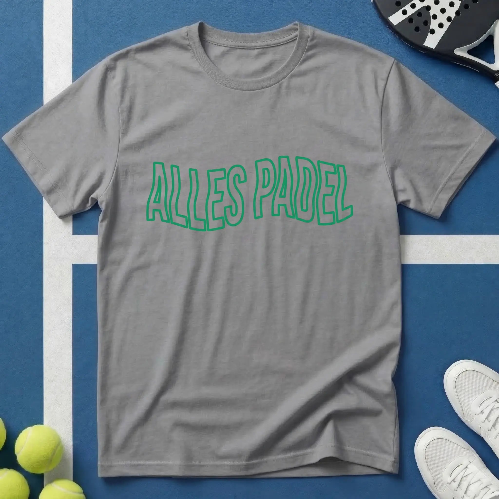 Alles Padel Grün Wavy Style T-Shirt