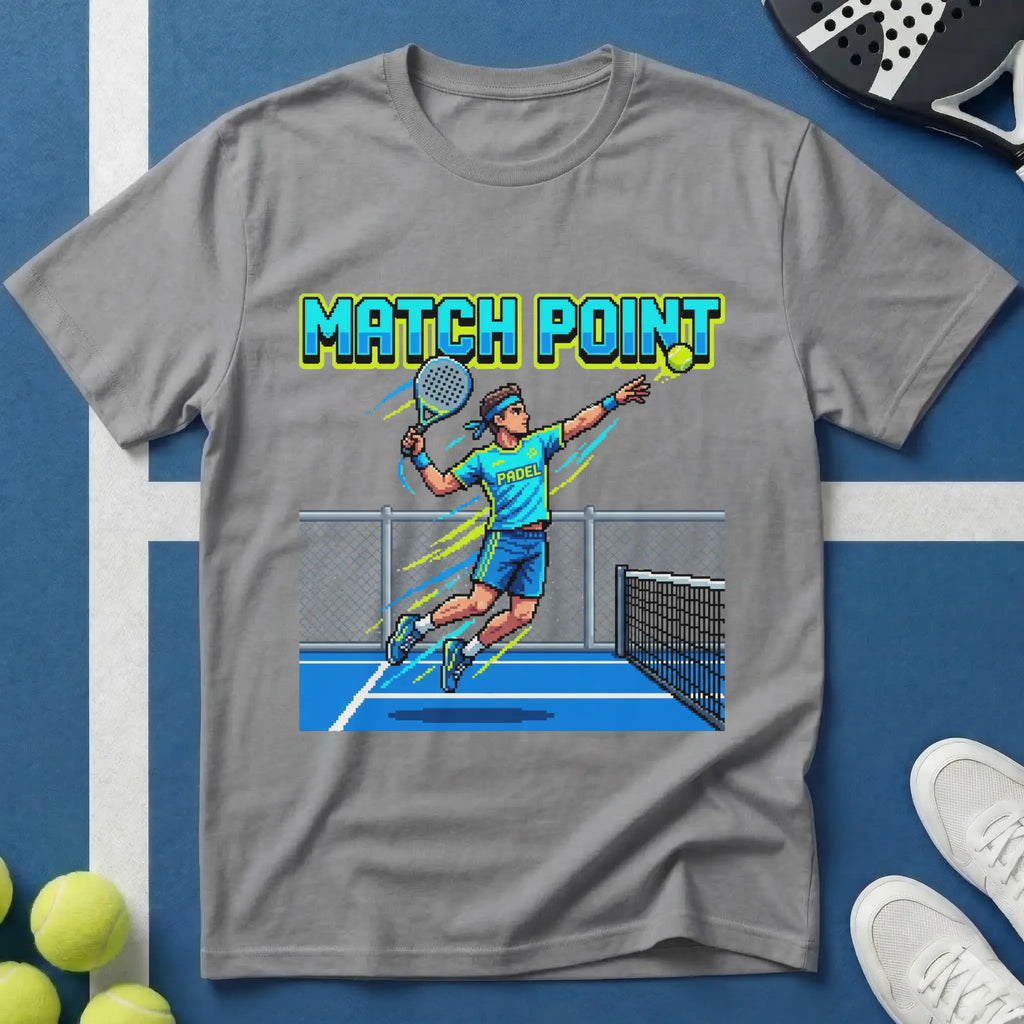 Match Point Comic Style Padel T-Shirt