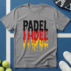 Padel Deutschland Farben Dripping Style T-Shirt