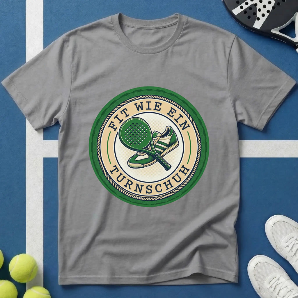 Fit Wie Ein Turnschuh Emblem T-Shirt
