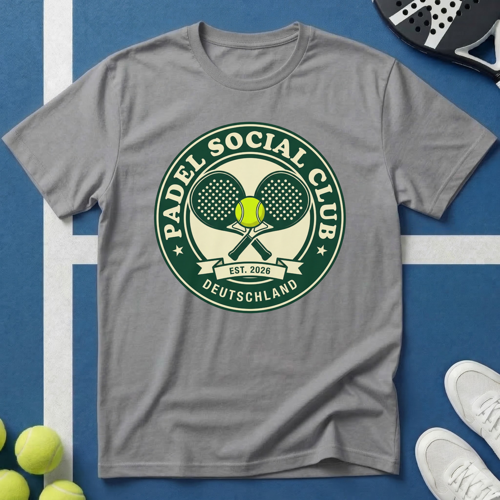 Padel Social Club Deutschland Est. 2026 T-Shirt