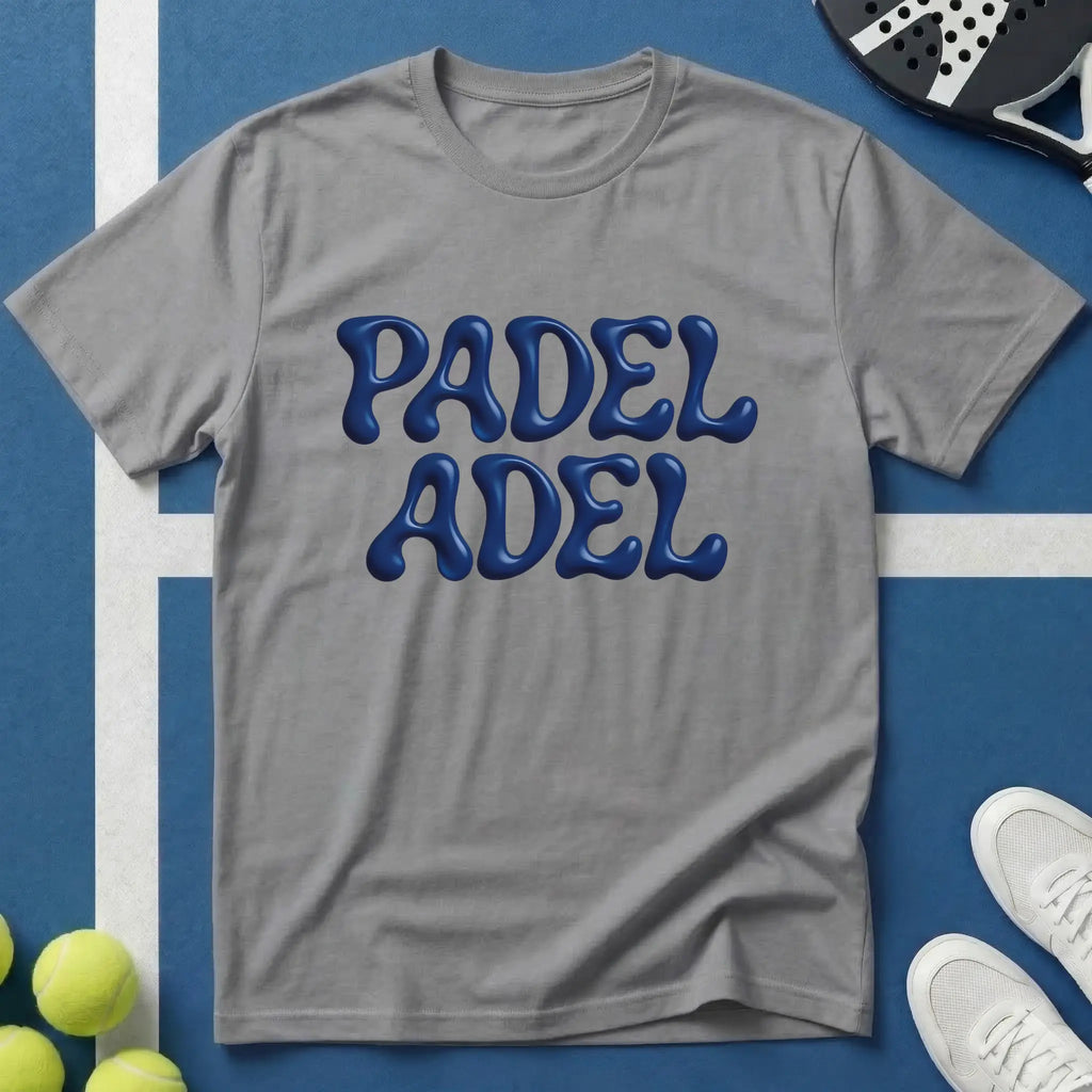 Padel Adel 3D Bubble Schrift T-Shirt