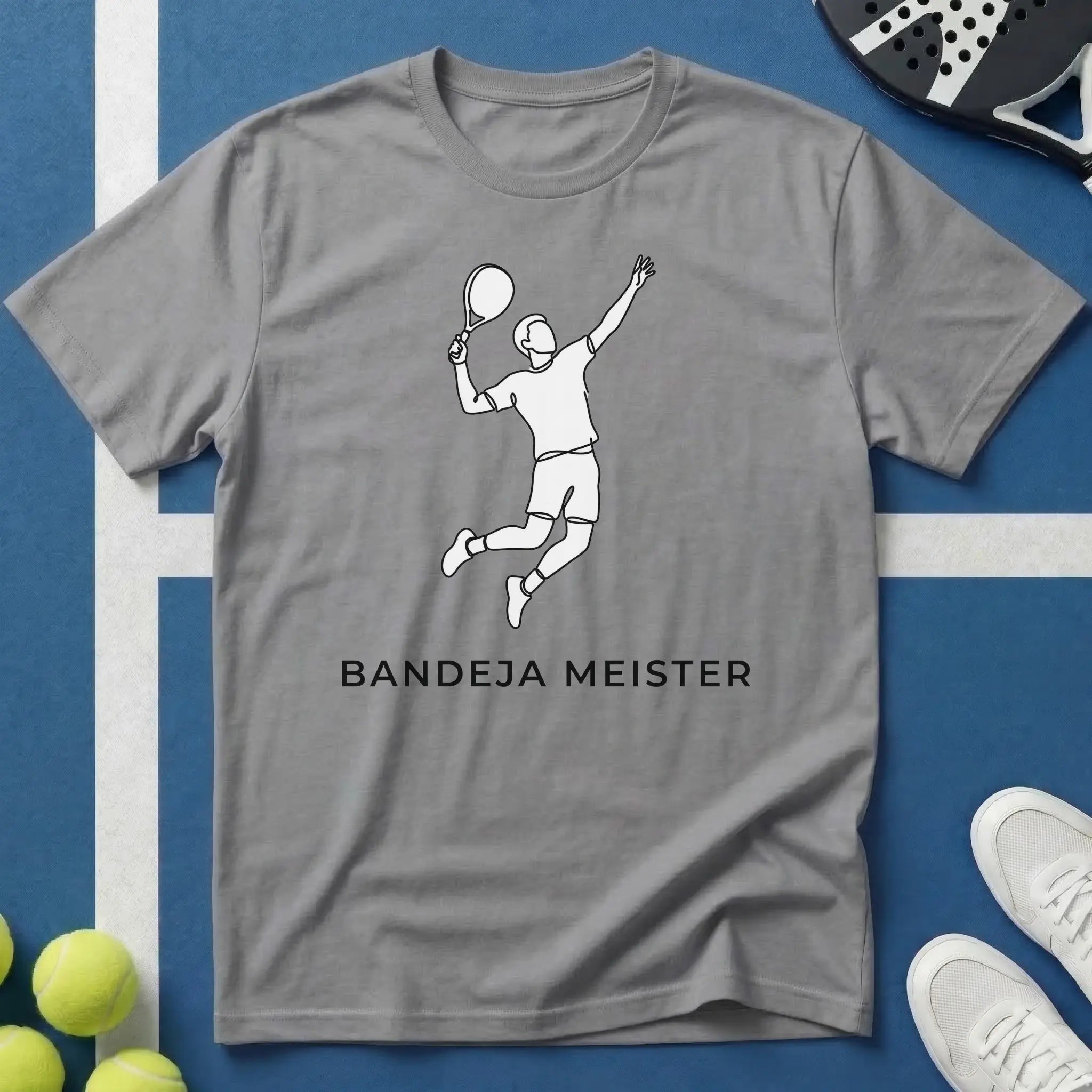 Bandeja Meister Line Art Padel T-Shirt