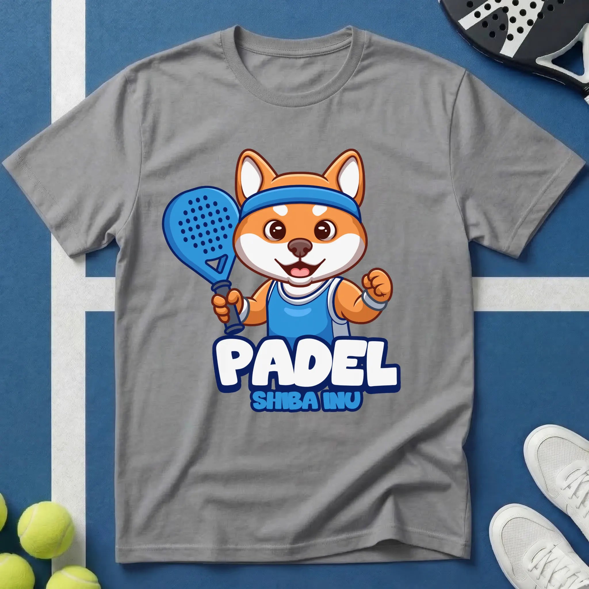 Padel Shiba Inu T-Shirt