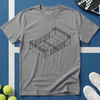Padel-Court Line Art T-Shirt