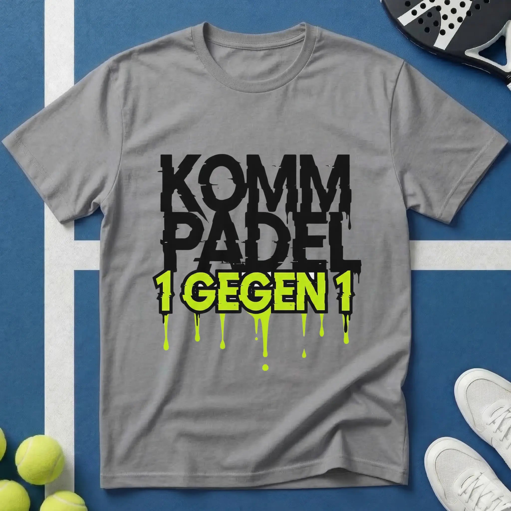 Komm Padel 1 Gegen 1 Dripping T-Shirt