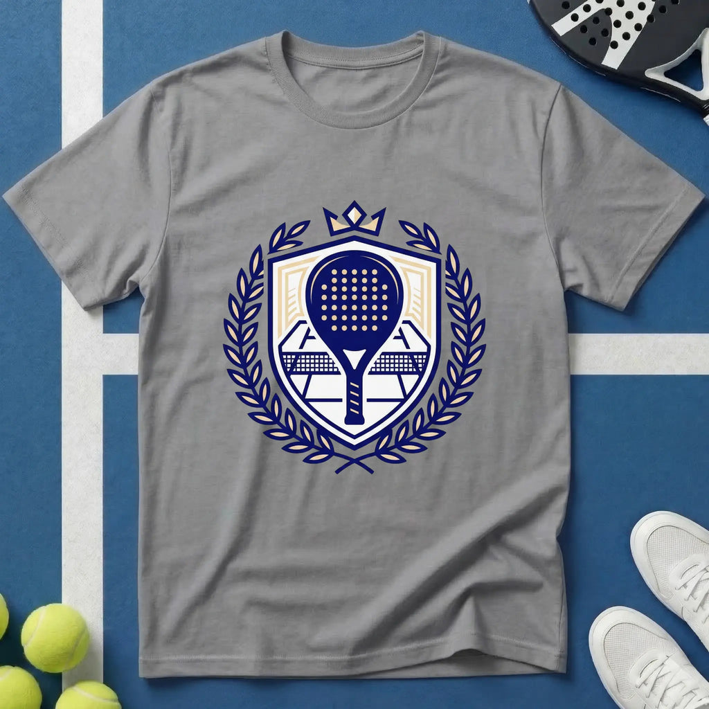 Königliches Padel Wappen mit Krone 2 T-Shirt
