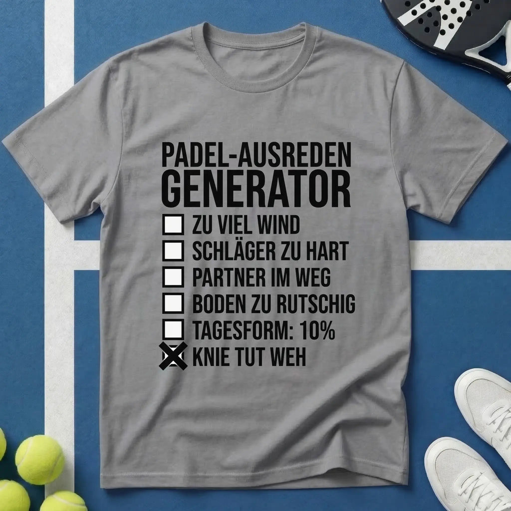 Padel-Ausreden Generator T-Shirt