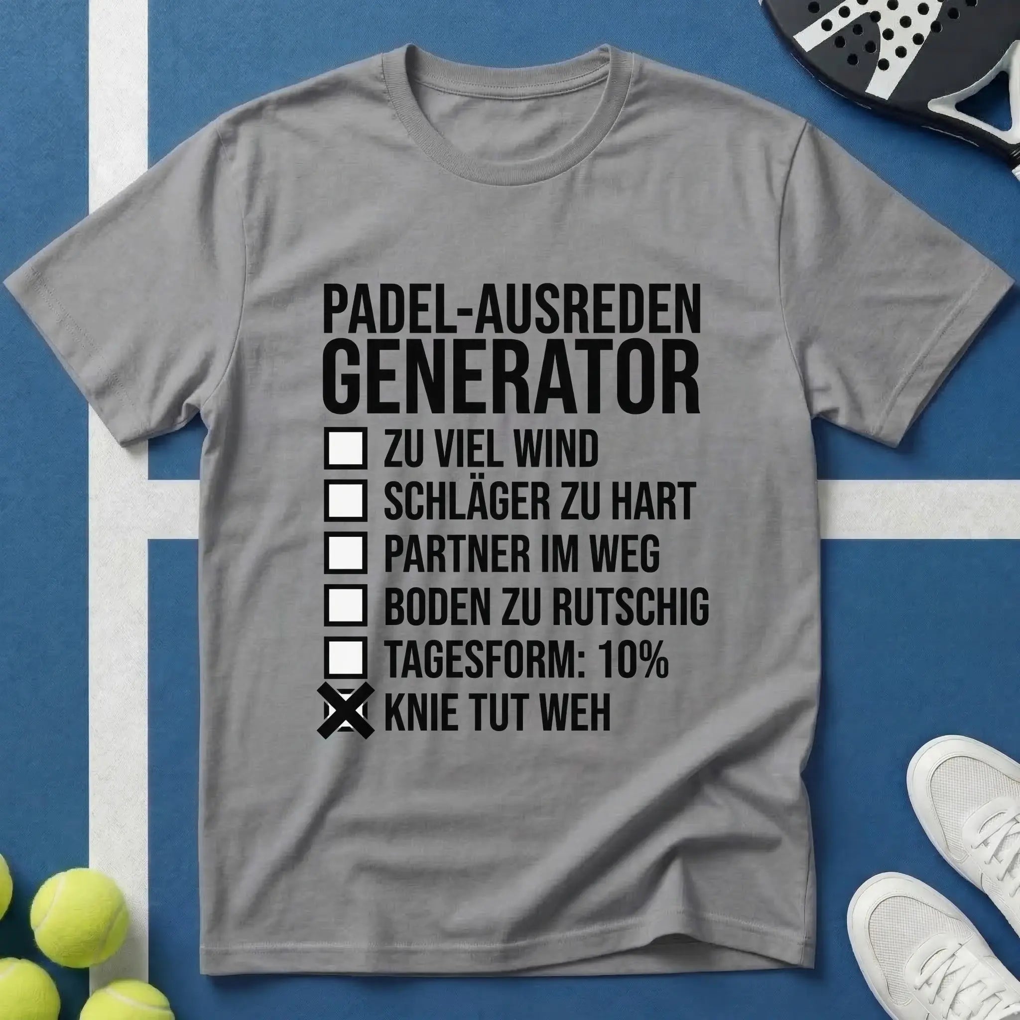 Padel-Ausreden Generator T-Shirt