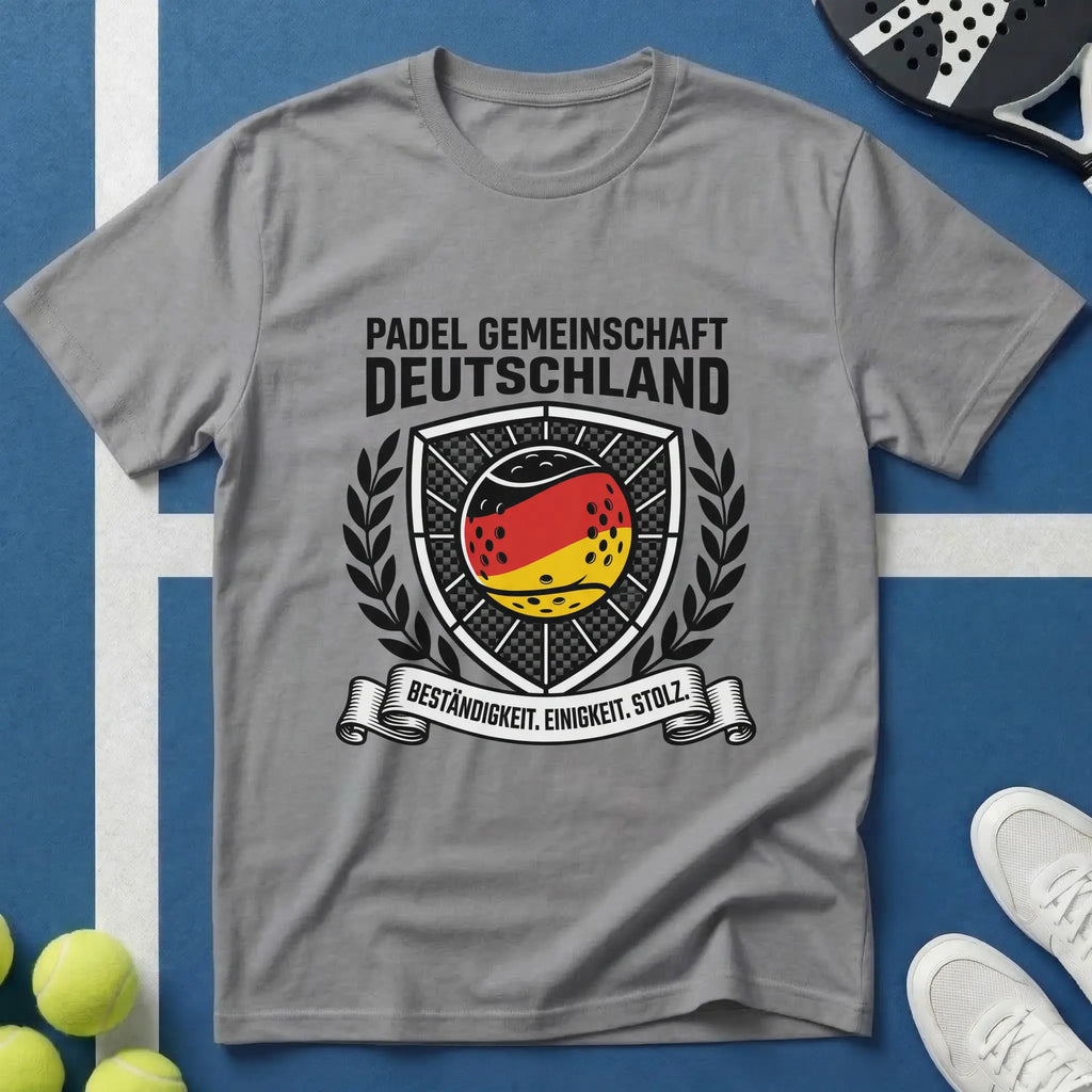 Padel Gemeinschaft Deutschland Wappen T-Shirt