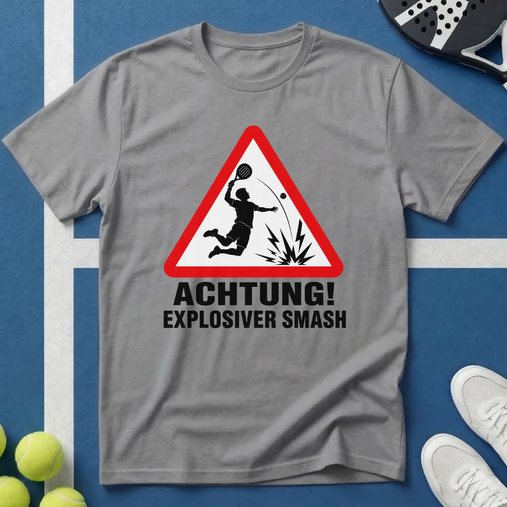 Achtung Explosiver Smash Padel T-Shirt