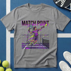 Match Point Lila Gaming Style Padel T-Shirt