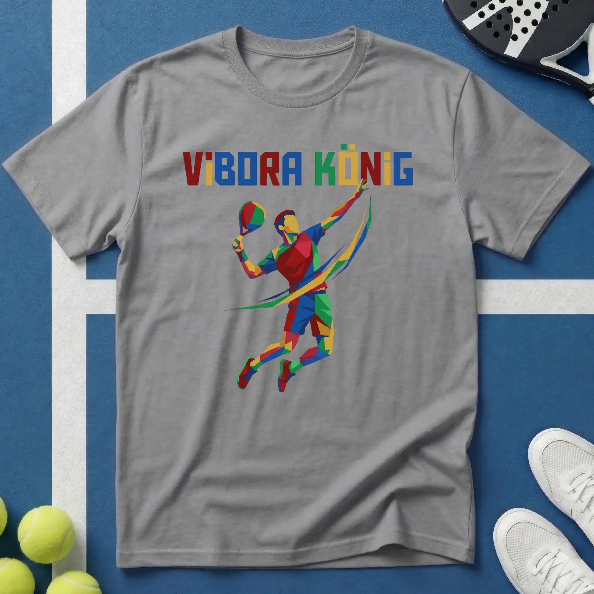 Vibora König Pop Art Padel T-Shirt