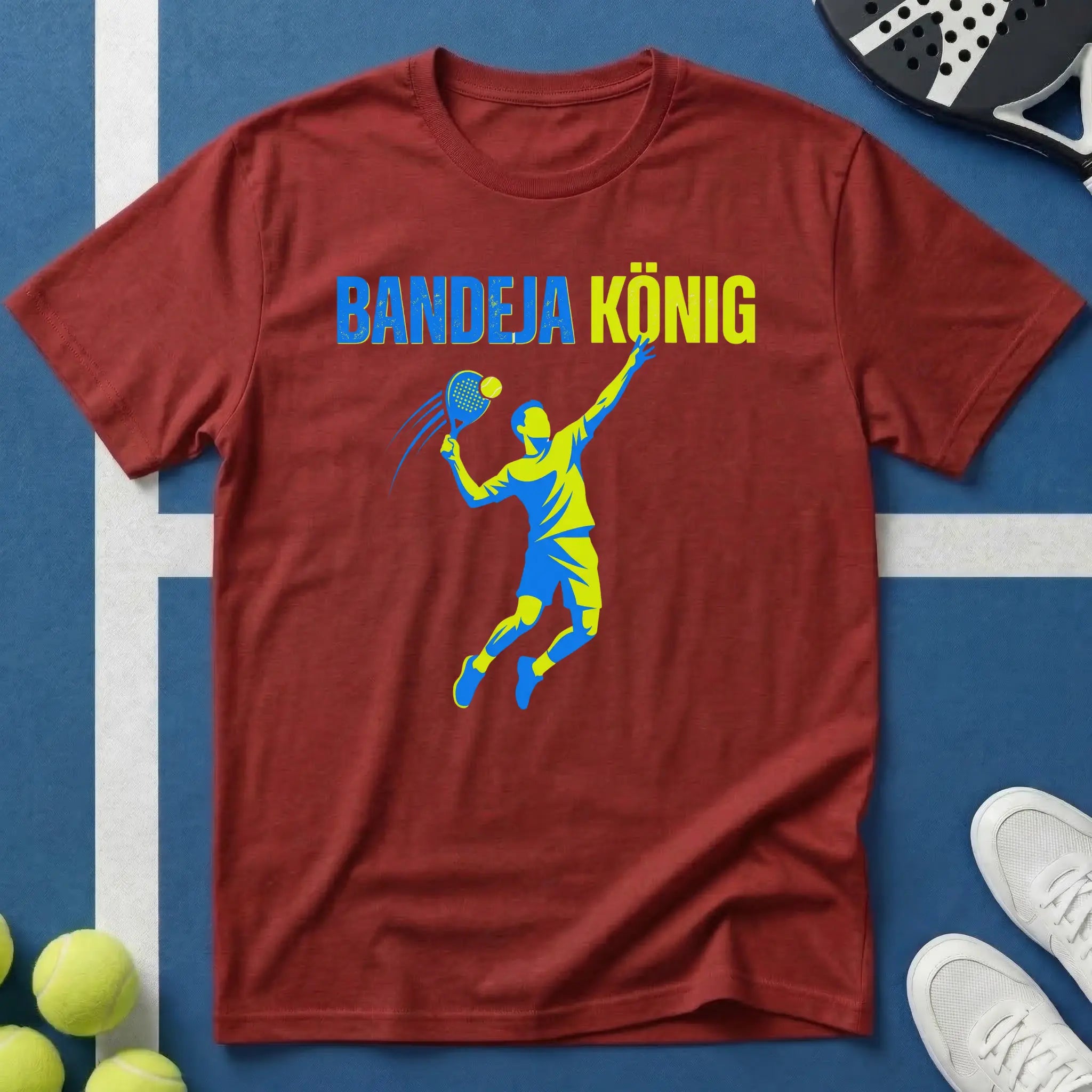 Bandeja König Pop Art Padel T-Shirt