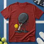 Dripping black Padel T-Shirt