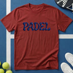 Padel 3D Bubble Schrift T-Shirt