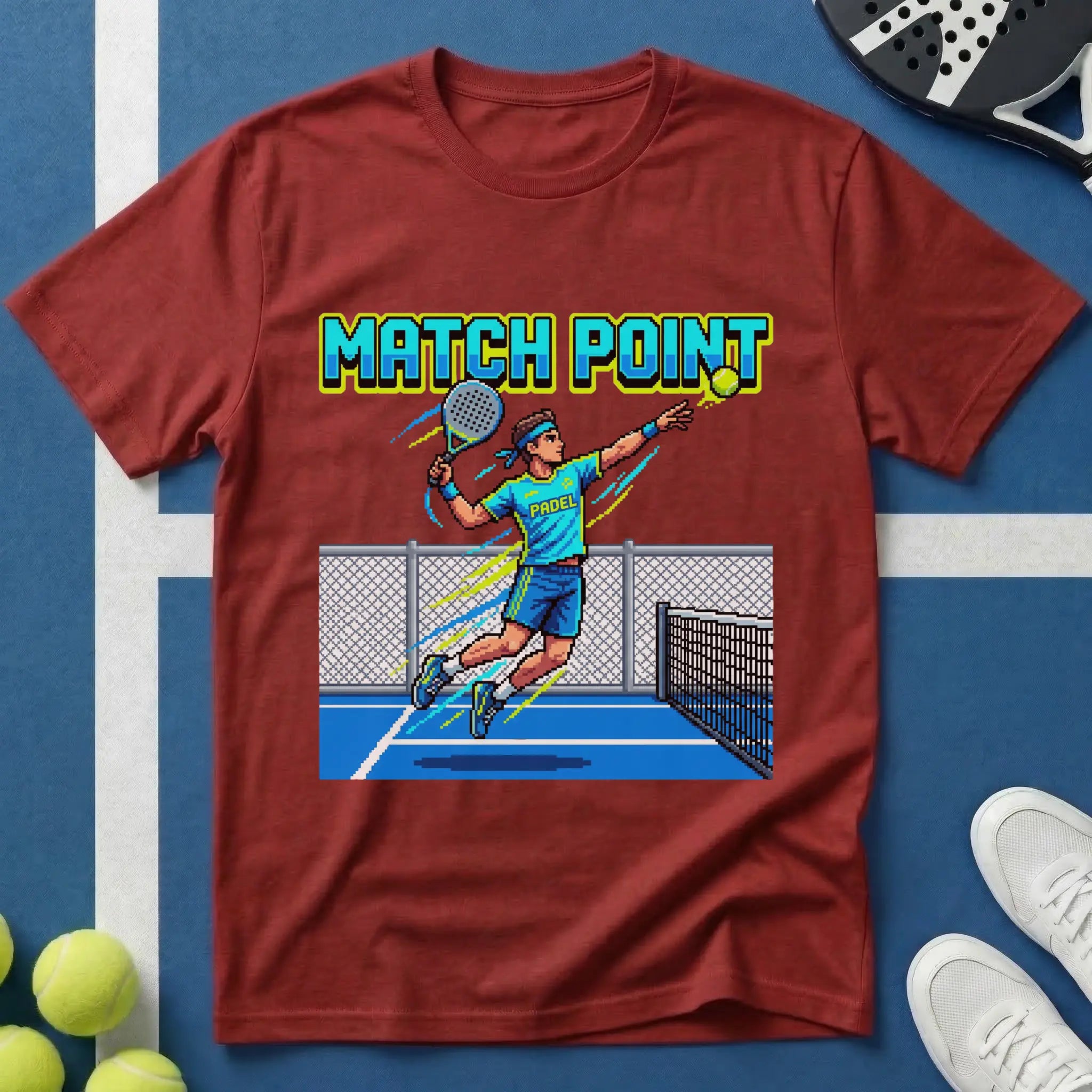 Padel Match Point Comic Style T-Shirt