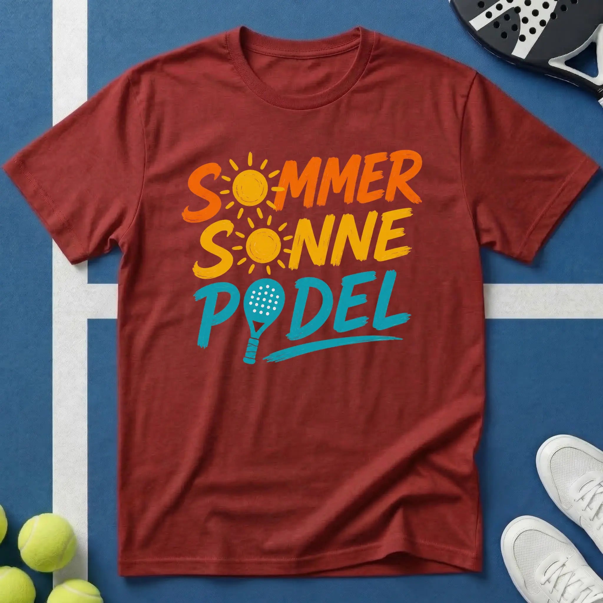 Sommer Sonne Padel v1 T-Shirt