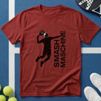 Smash Maschine Silhouette Padel T-Shirt