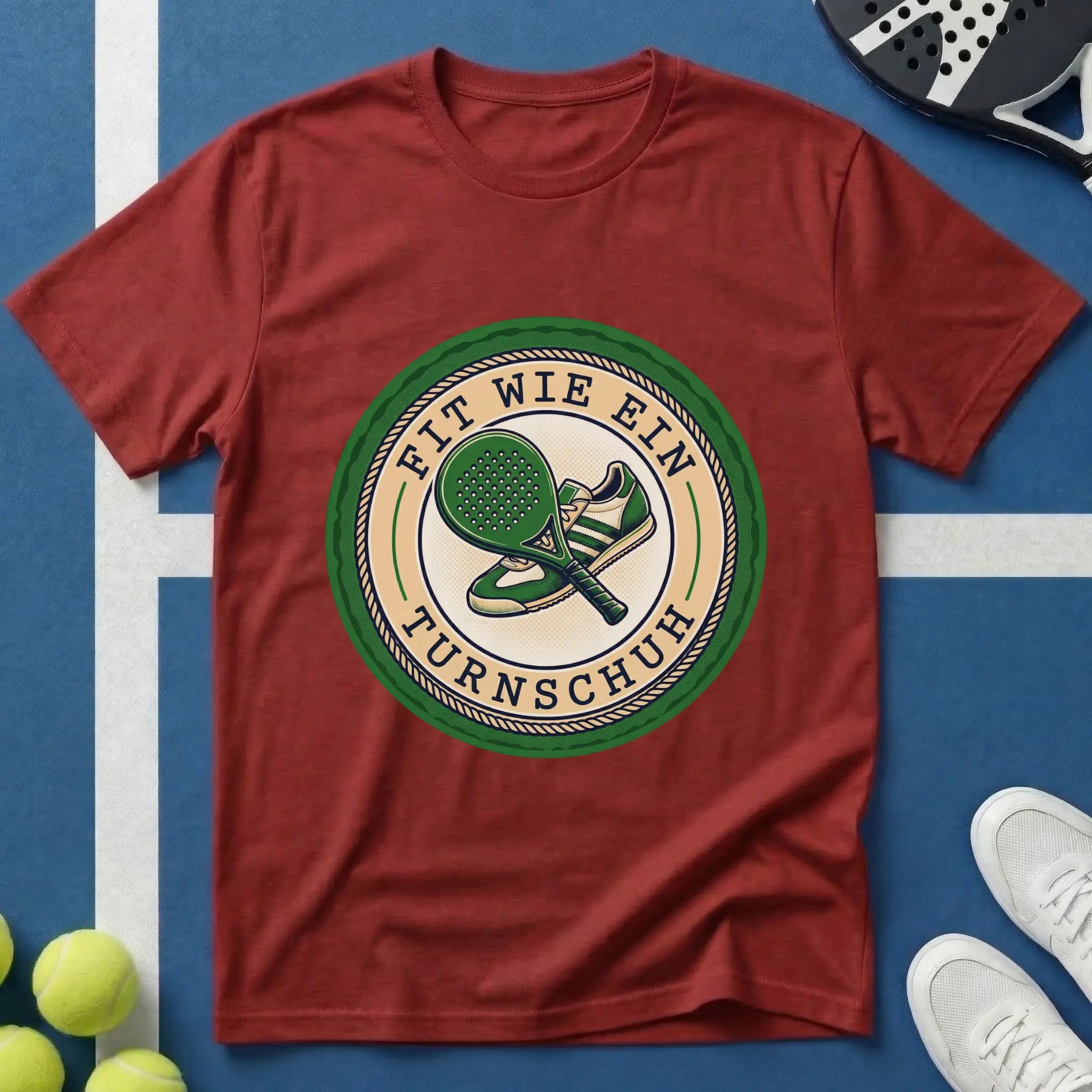 Fit Wie Ein Turnschuh Emblem T-Shirt