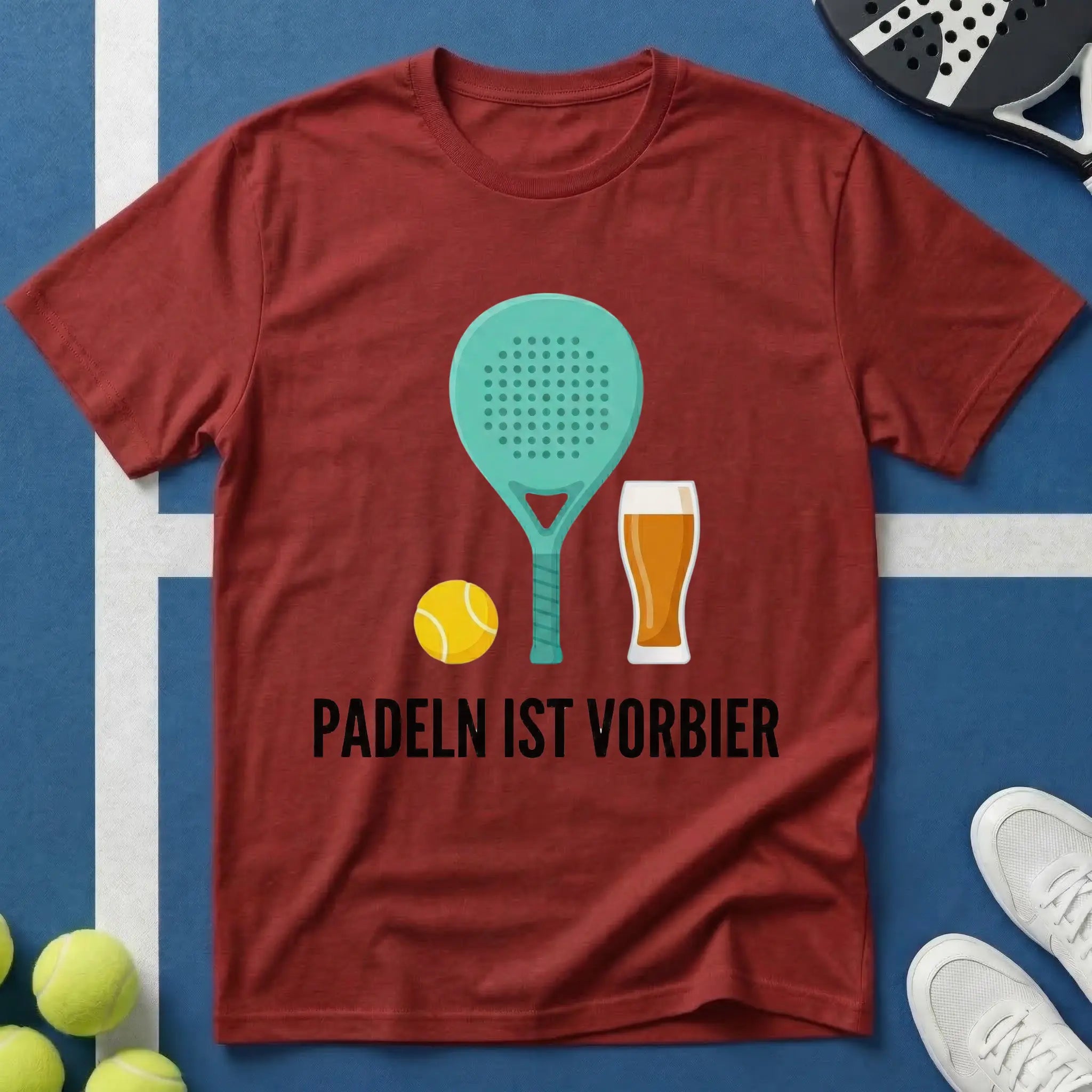 Padeln ist Vorbier Clip Art T-Shirt