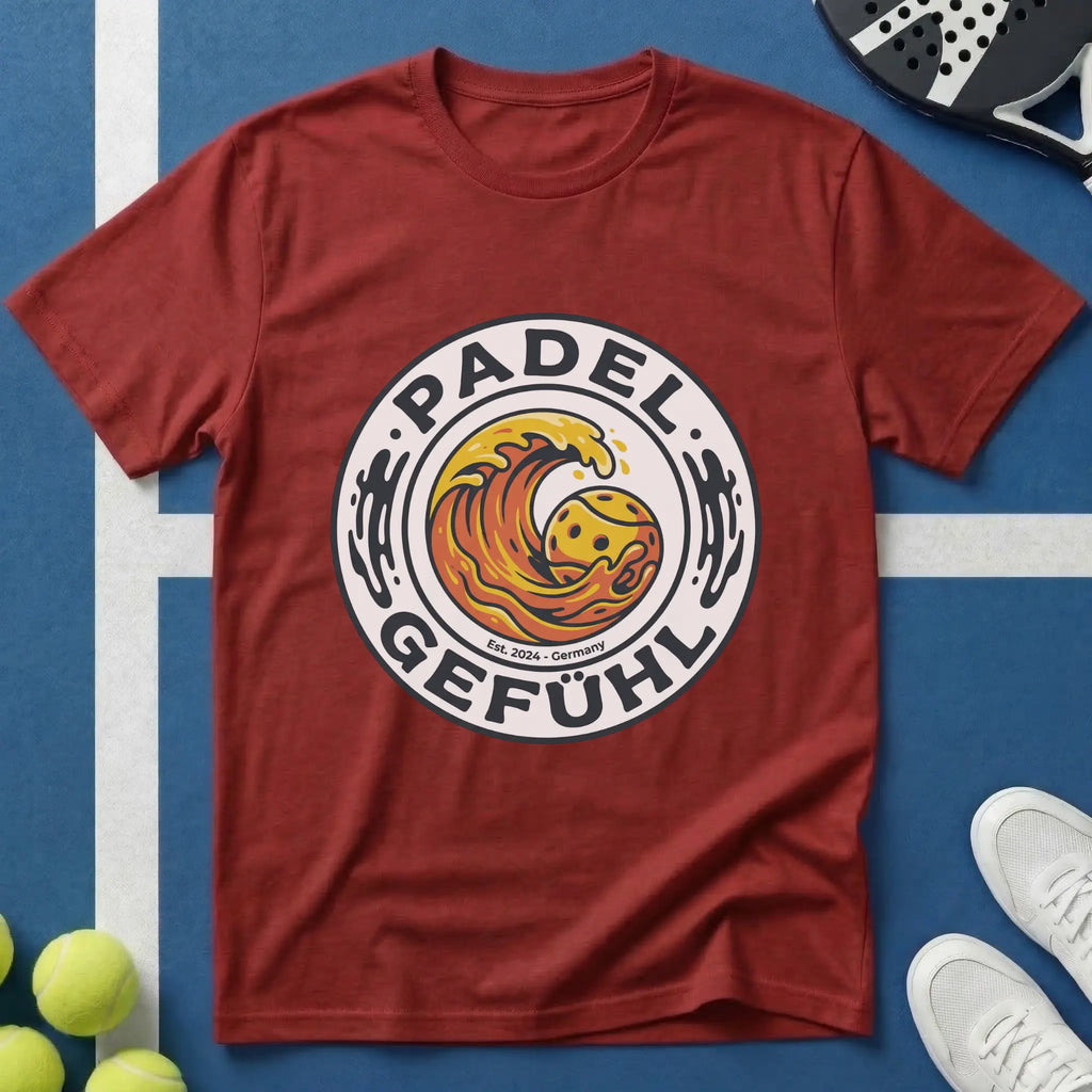 Padel Gefühl Emblem T-Shirt