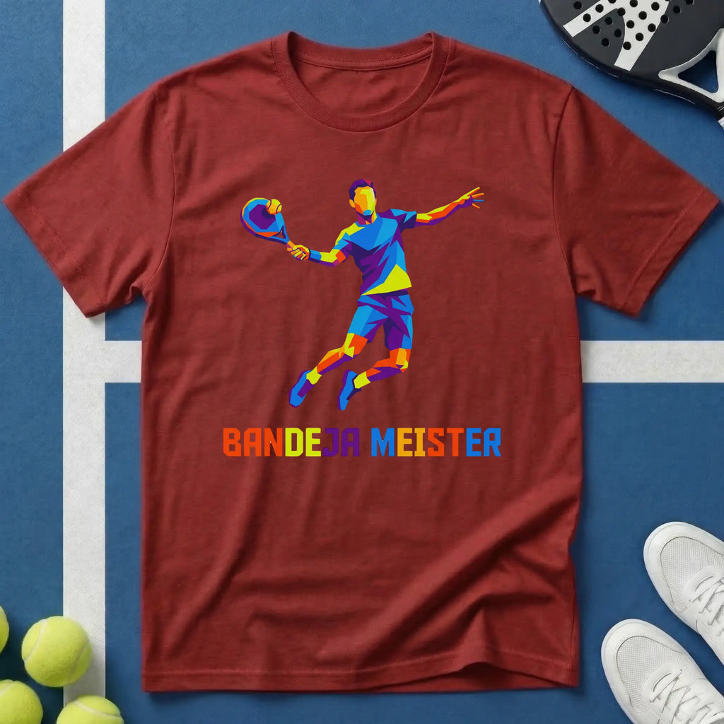 Padel Bandeja Meister Pop Art Style T-Shirt