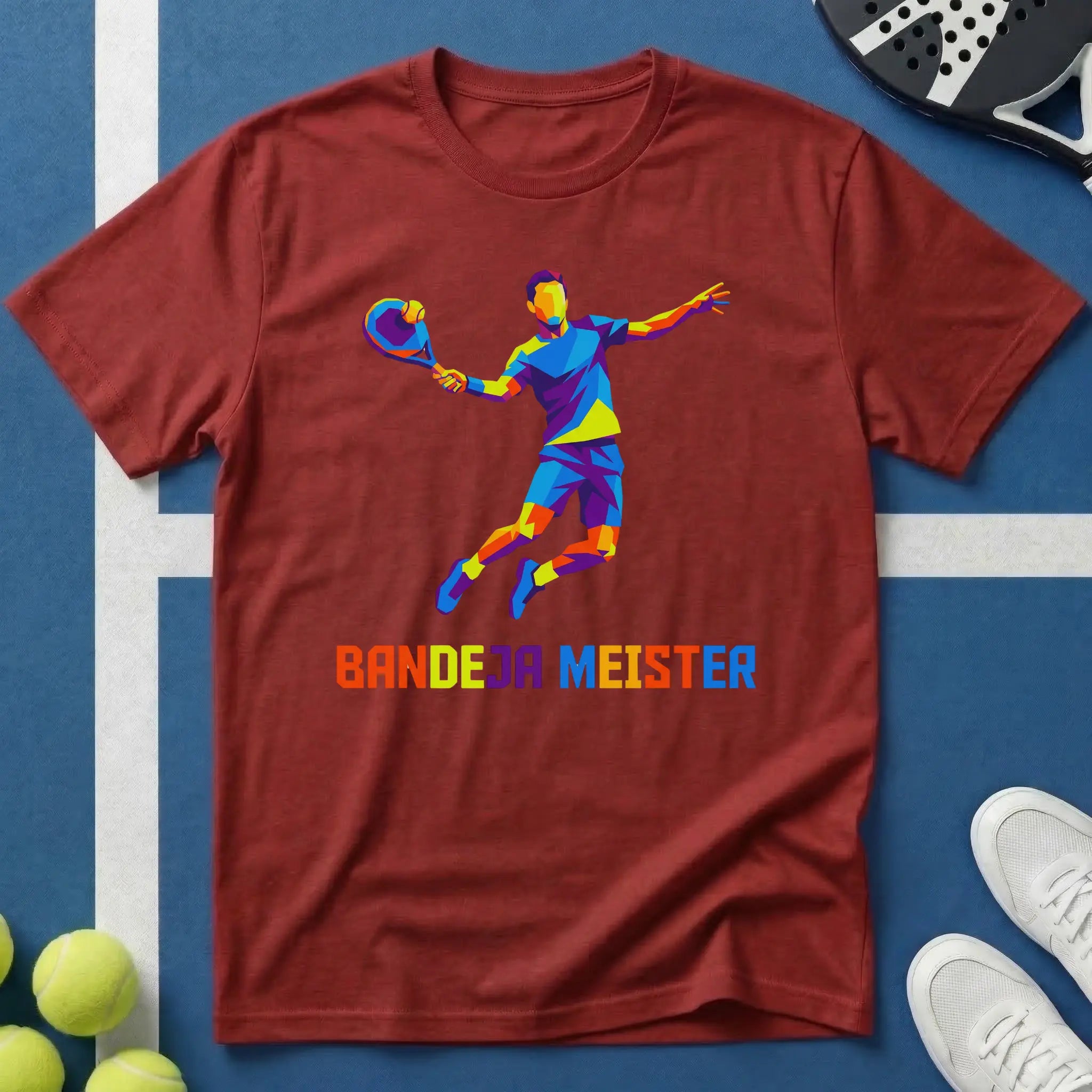 Padel Bandeja Meister Pop Art Style T-Shirt