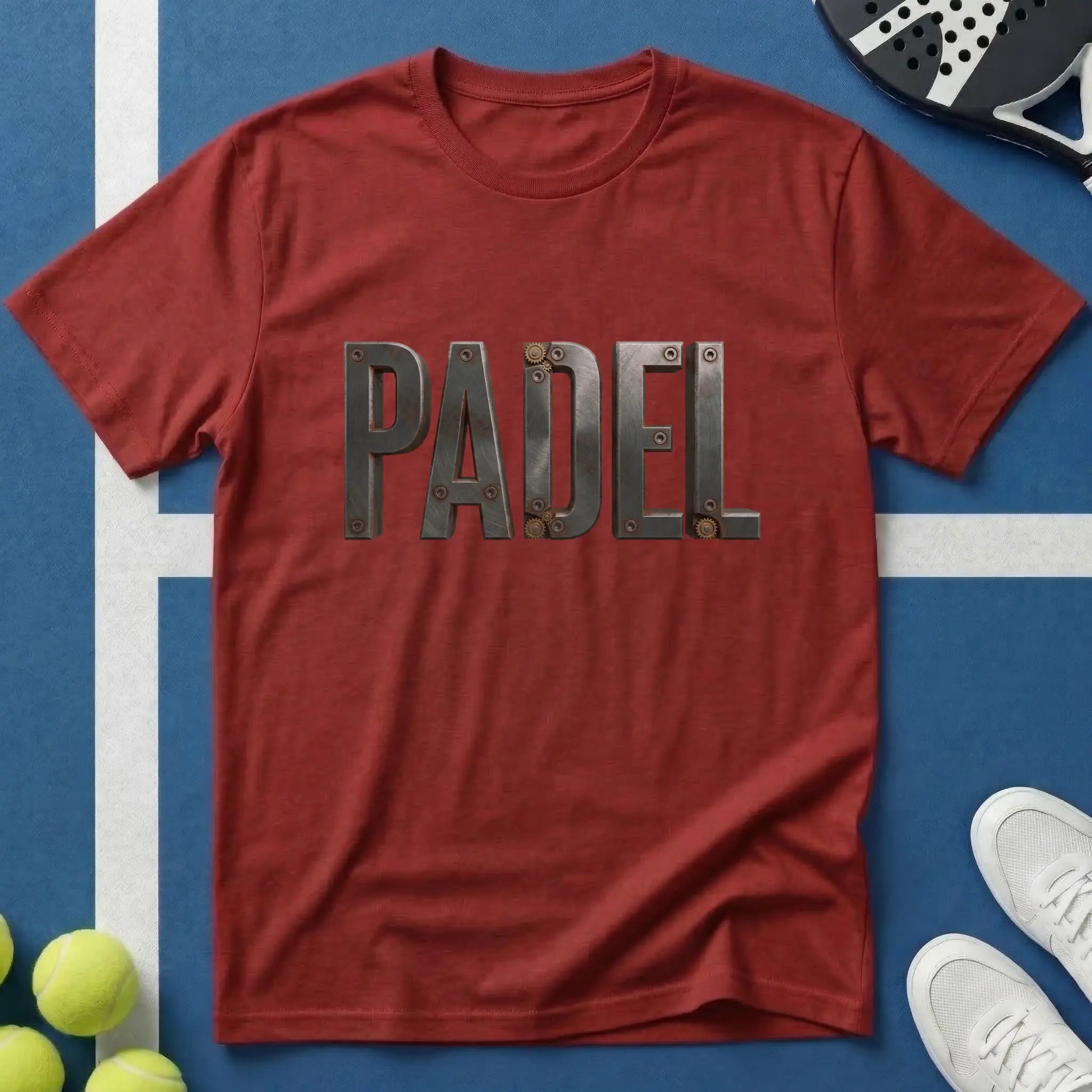 Padel 3D Metall T-Shirt