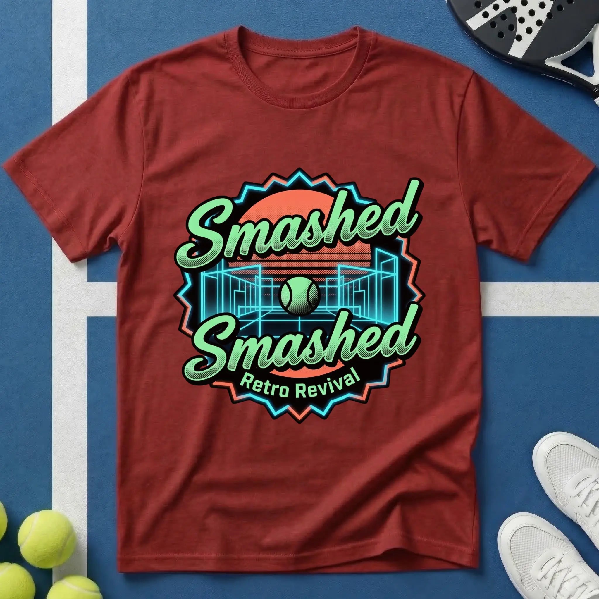 Padel Smashed Retro Revival T-Shirt