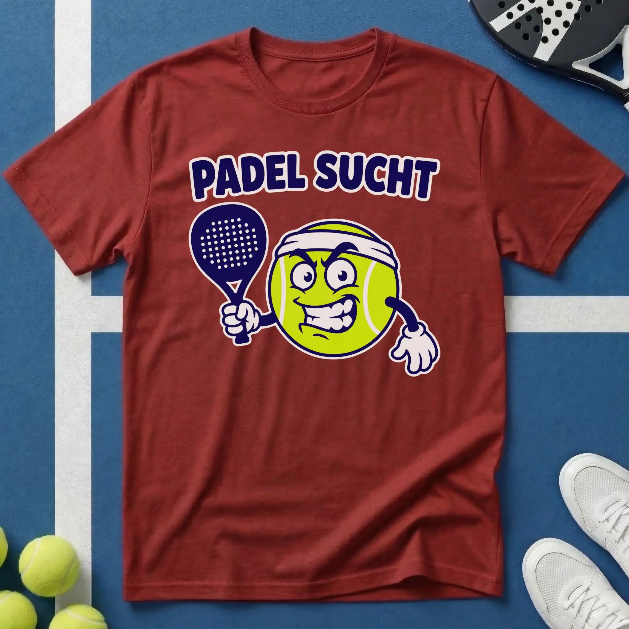 Padel Sucht Ball T-Shirt