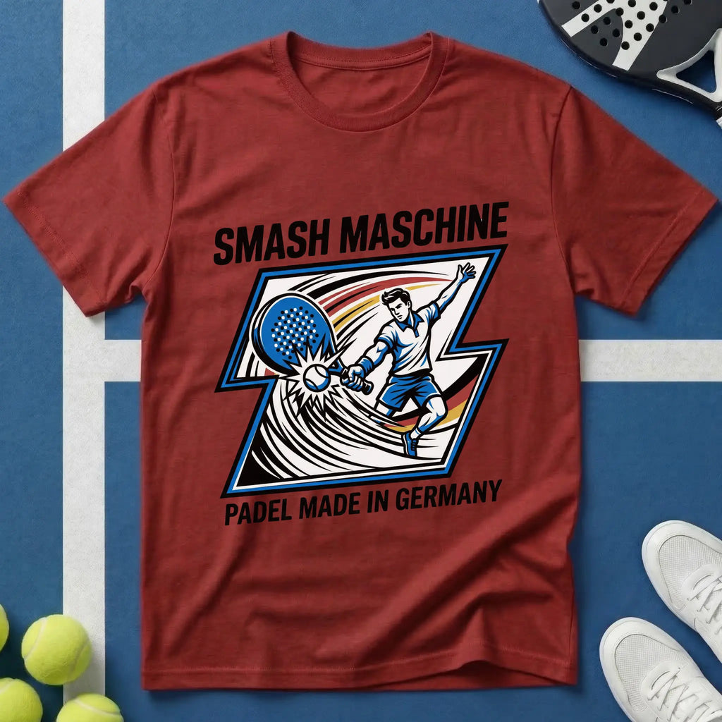 Smash Maschine Padel made in Germany T-Shirt