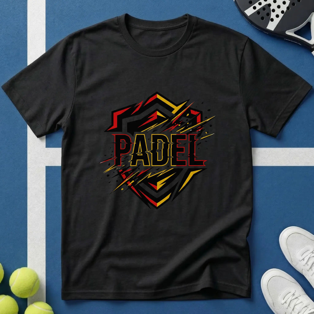 Padel Deutsches Wappenschild T-Shirt