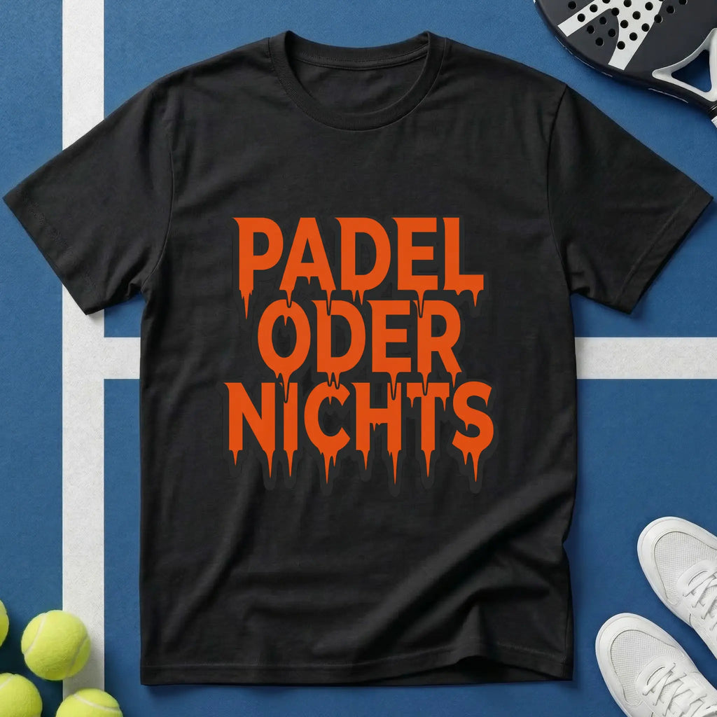 Padel Oder Nichts Dripping Style T-Shirt
