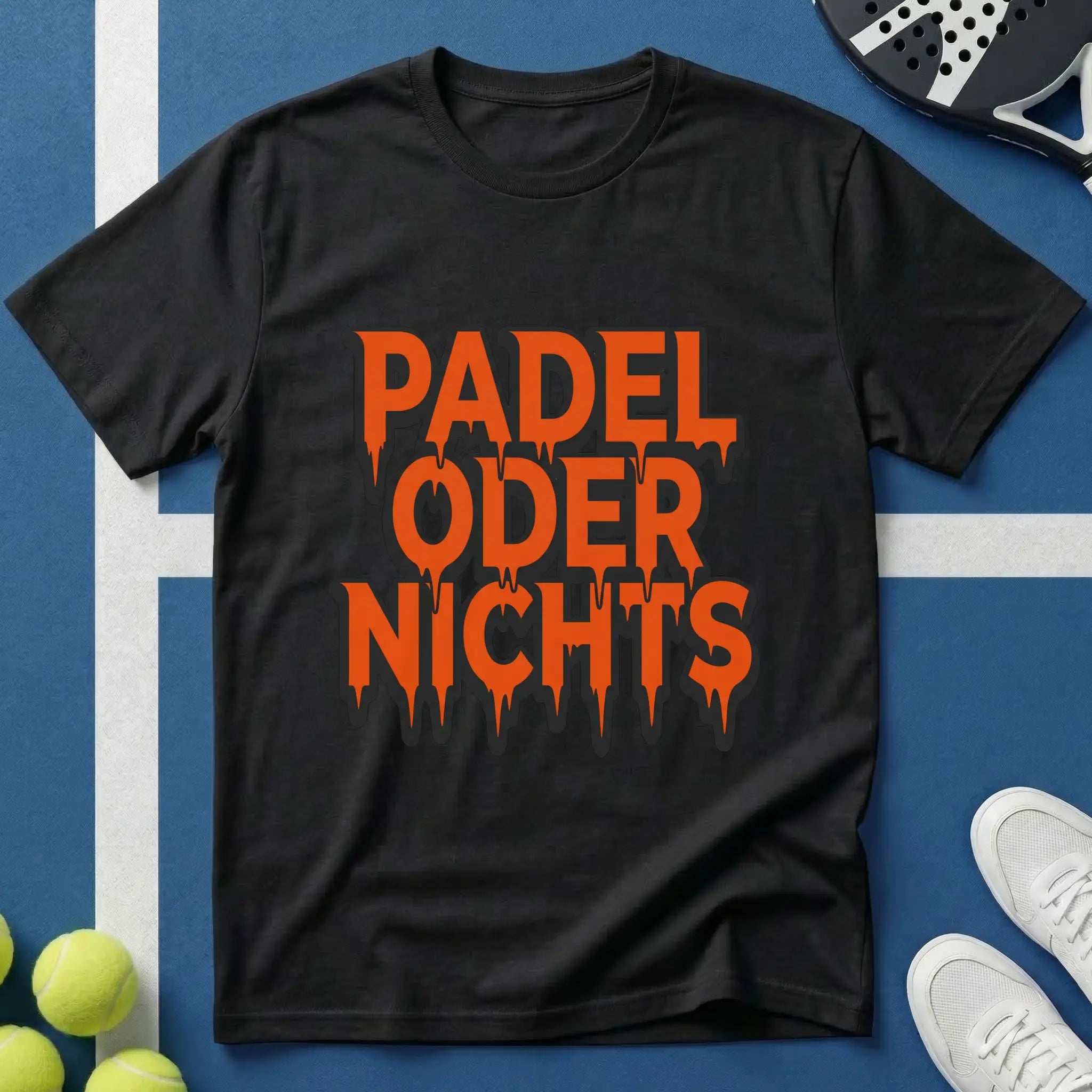 Padel Oder Nichts Dripping Style T-Shirt