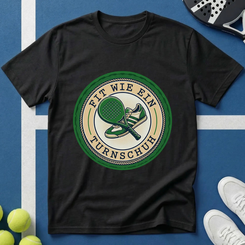 Fit Wie Ein Turnschuh Emblem T-Shirt