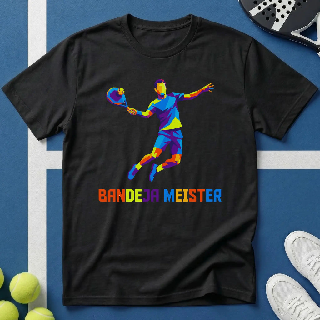 Padel Bandeja Meister Pop Art Style T-Shirt