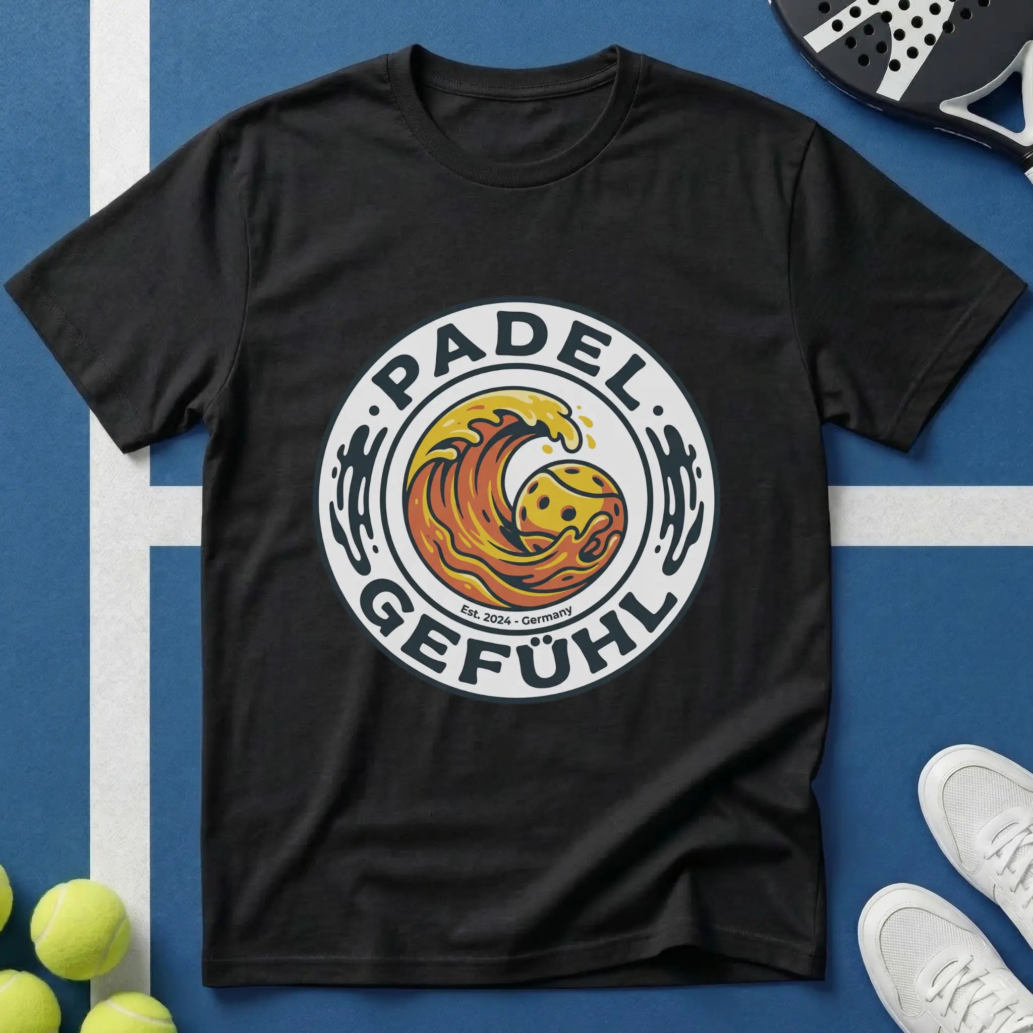 Padel Gefühl Emblem T-Shirt