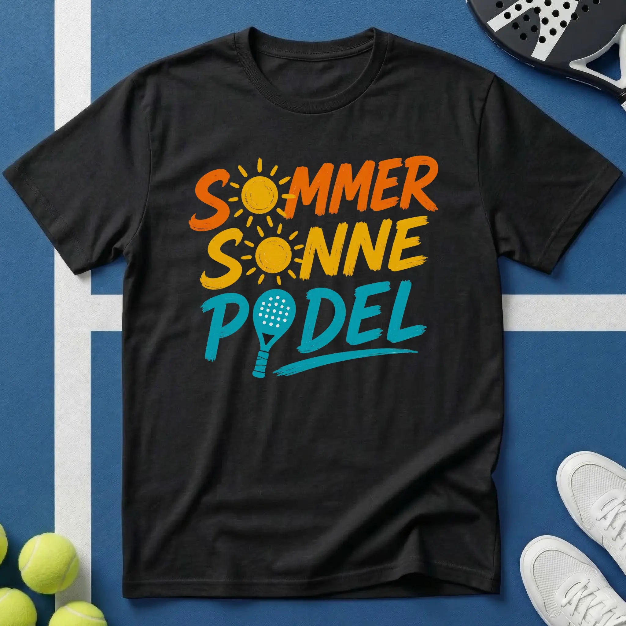Sommer Sonne Padel v1 T-Shirt