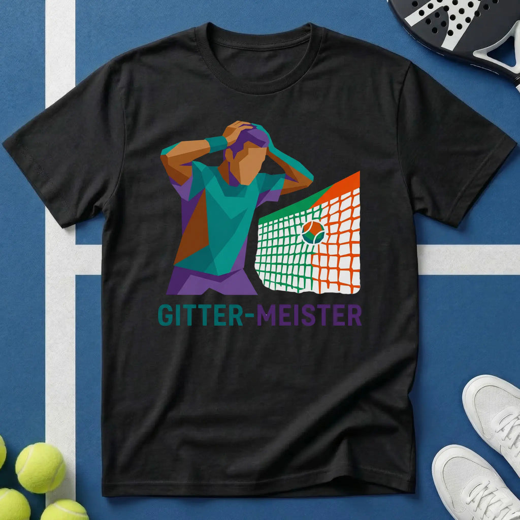 Padel Gitter-Meister Pop Art T-Shirt