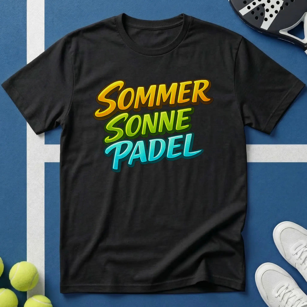 Sommer Sonne Padel V2 T-Shirt