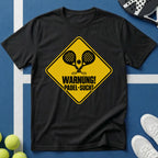 Warnung Padel-Sucht T-Shirt