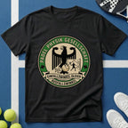 Padel Physik Gesellschaft Badge T-Shirt