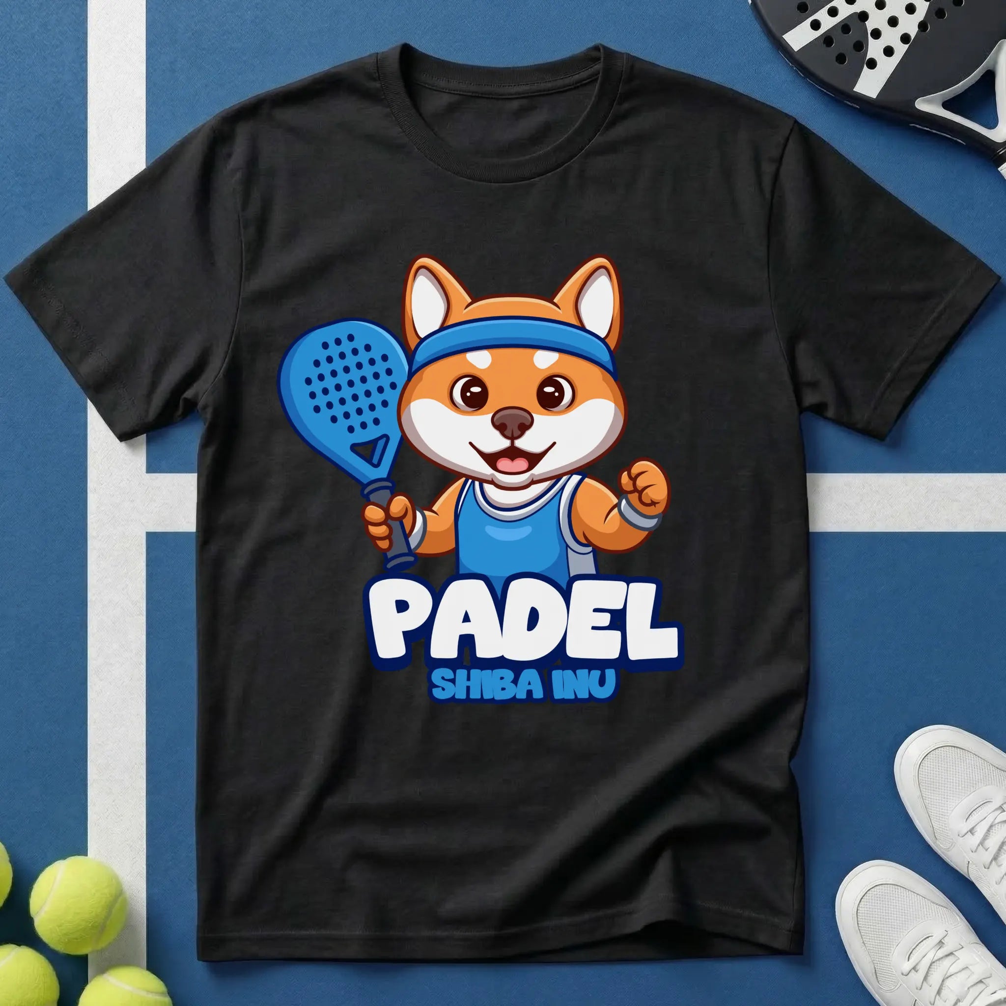 Padel Shiba Inu T-Shirt