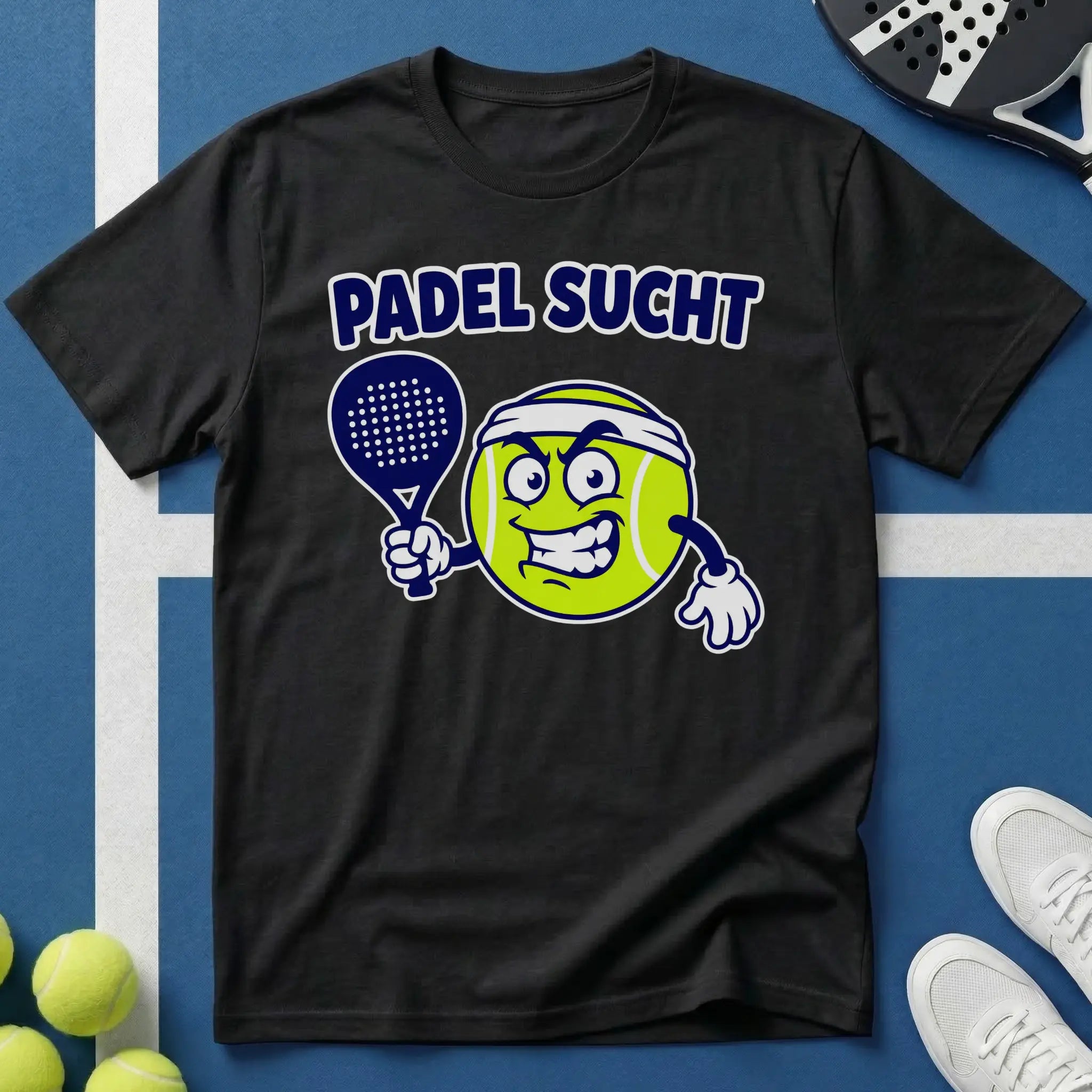 Padel Sucht Ball T-Shirt