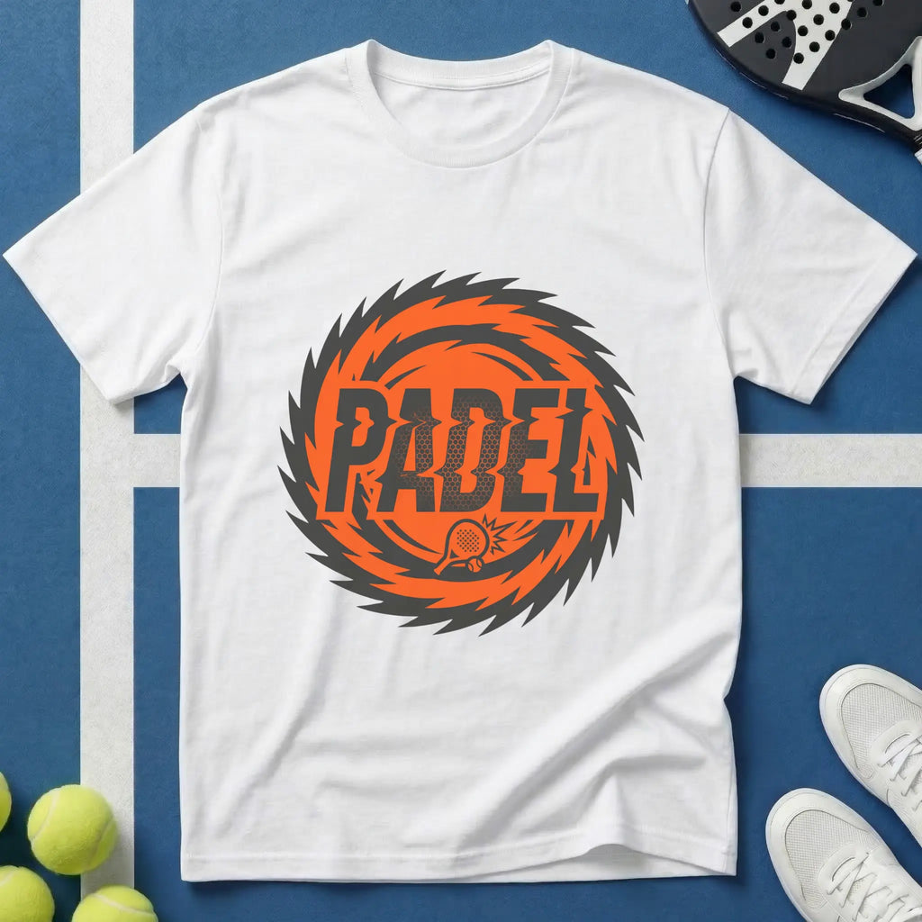 Padel Sägeblatt Emblem T-Shirt