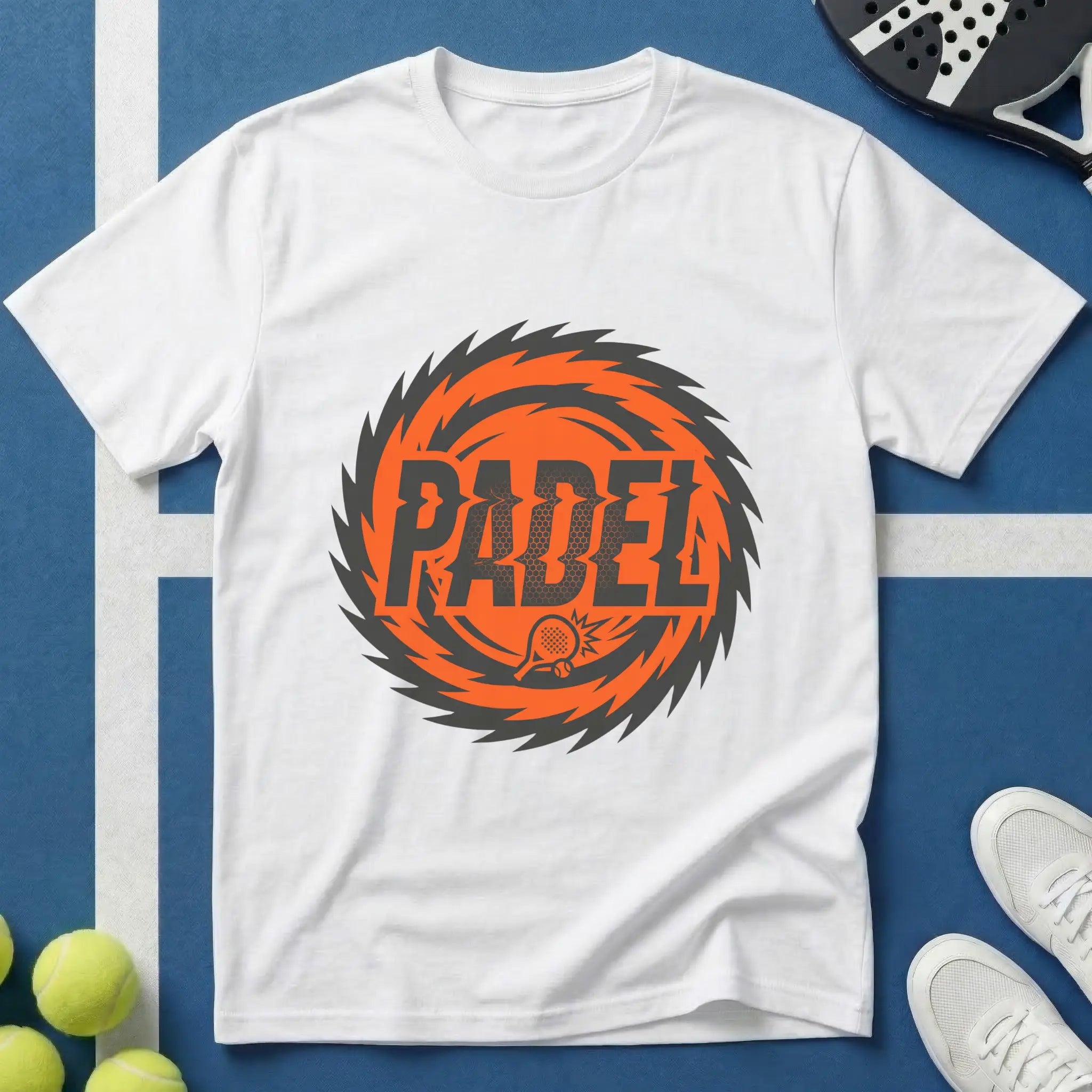 Padel Sägeblatt Emblem T-Shirt